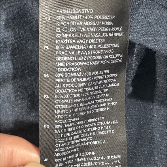 G Star Raw T Shirt Rodis RT Blue Logo Slim Fit Short Sleeve Crew Top Mens Sz L - Picture 11 of 11